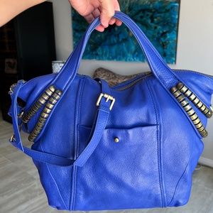 EUC Kelsi Dagger Leather Slouchy Satchel handbag